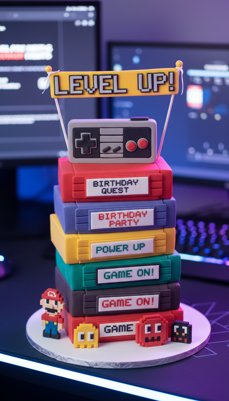 Level Up! Gamer's Paradise Cake