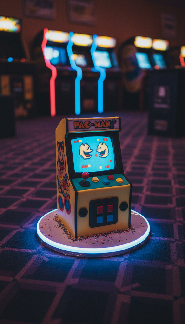 Retro Arcade Resurgence Cake