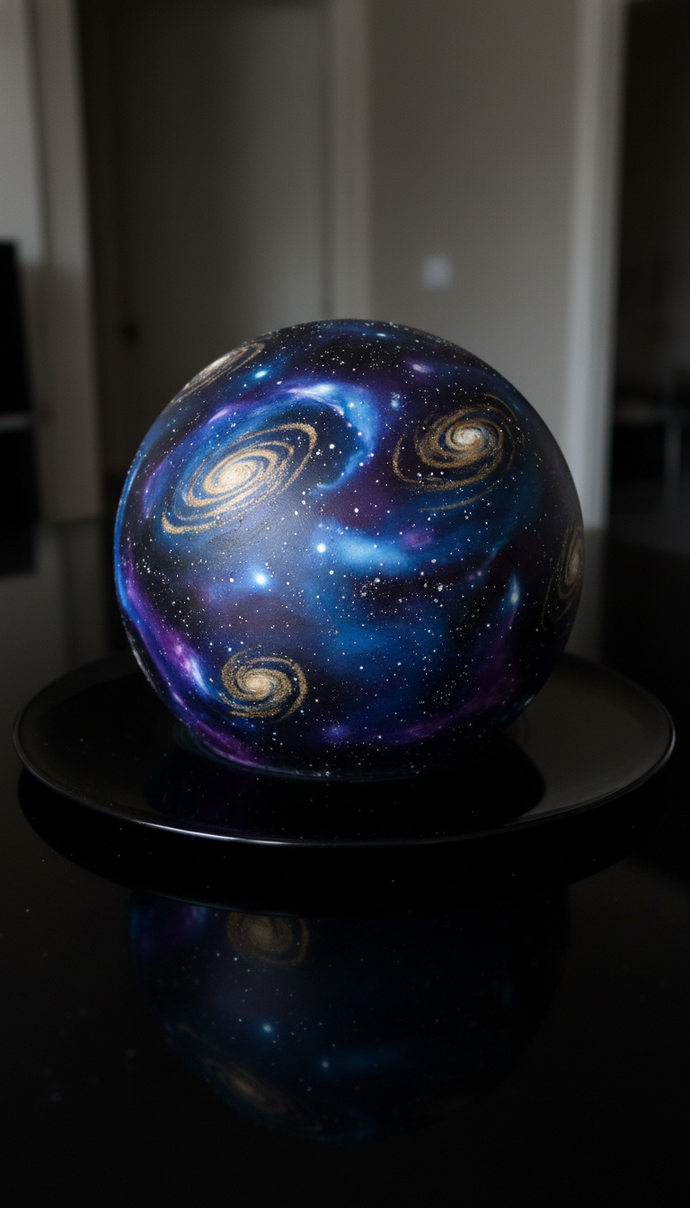 Galaxy Swirl Cake