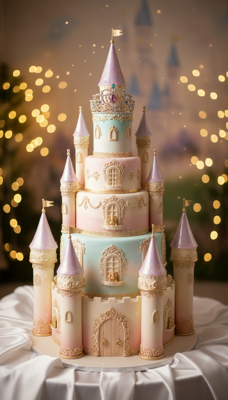 Princess Castle Cake