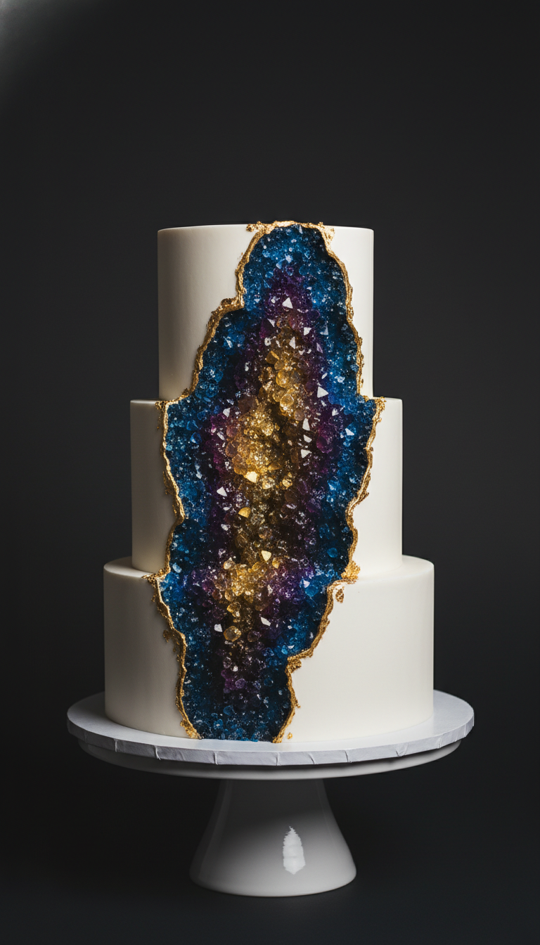 Geode Crystal Cake