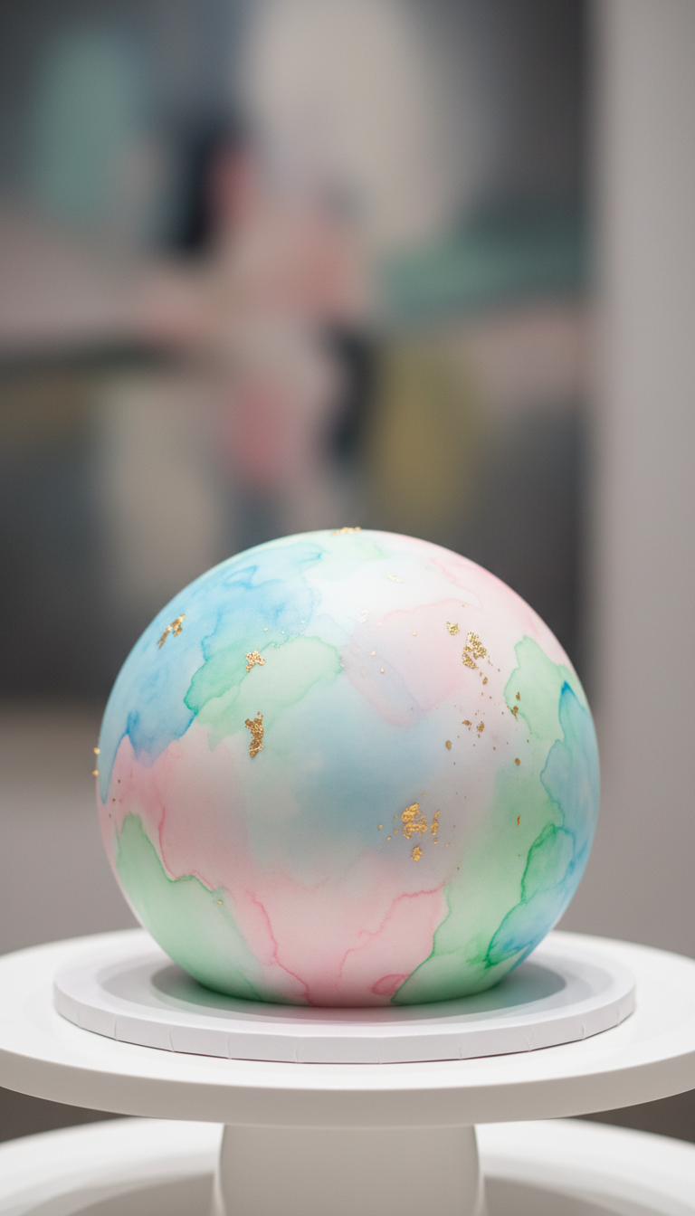 Watercolor Art Cake