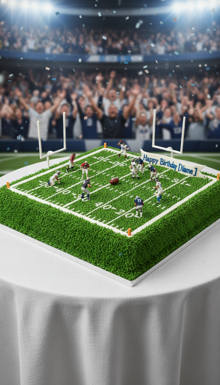Sports Fanatic's Dream: Stadium or Jersey Cake