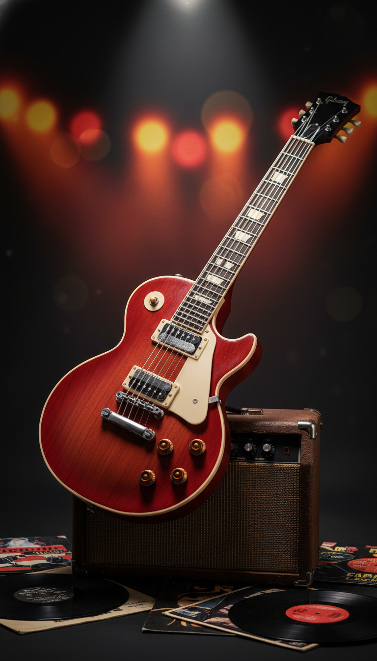 Music to His Ears: Guitar or Record Player Cake
