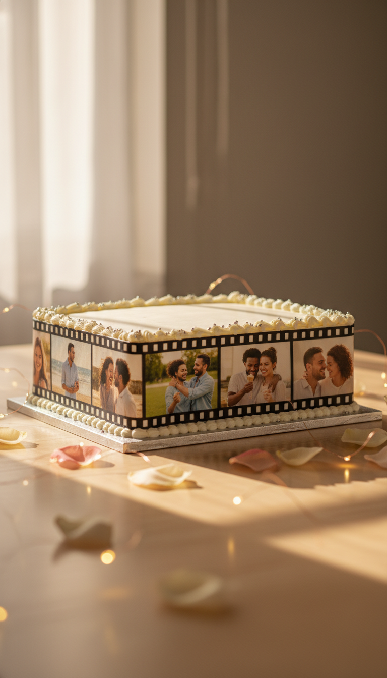 Sweetest Memories: Photo Reel Cake