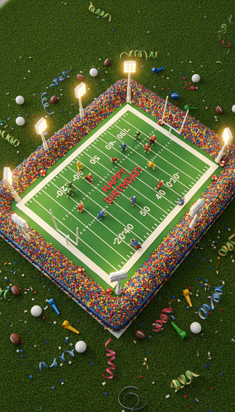 Game Day Stadium Cake