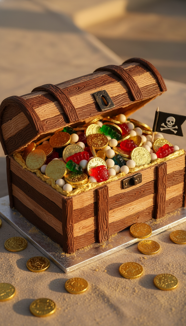 Ahoy Matey! Treasure Chest Cake