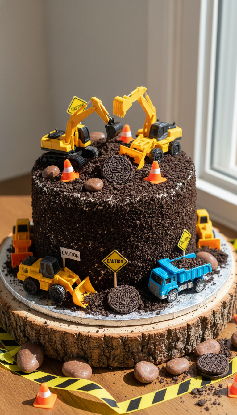 Digging Up Fun Cake
