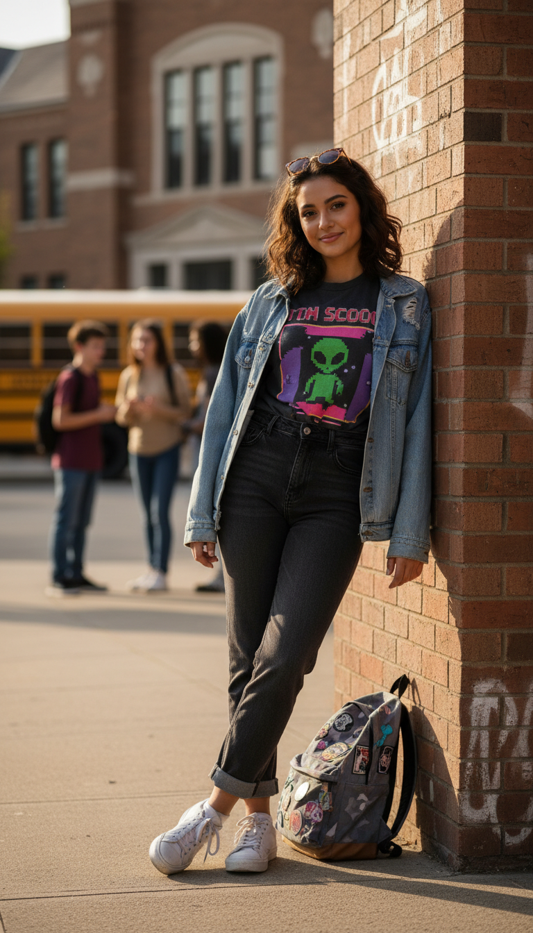 Graphic Tee Glam