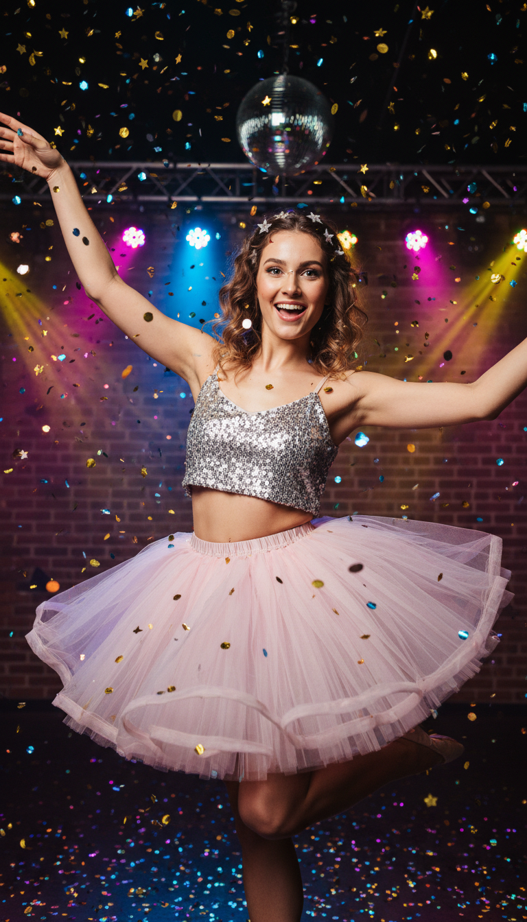 Tutu Skirt & Sequin Top Fantasy