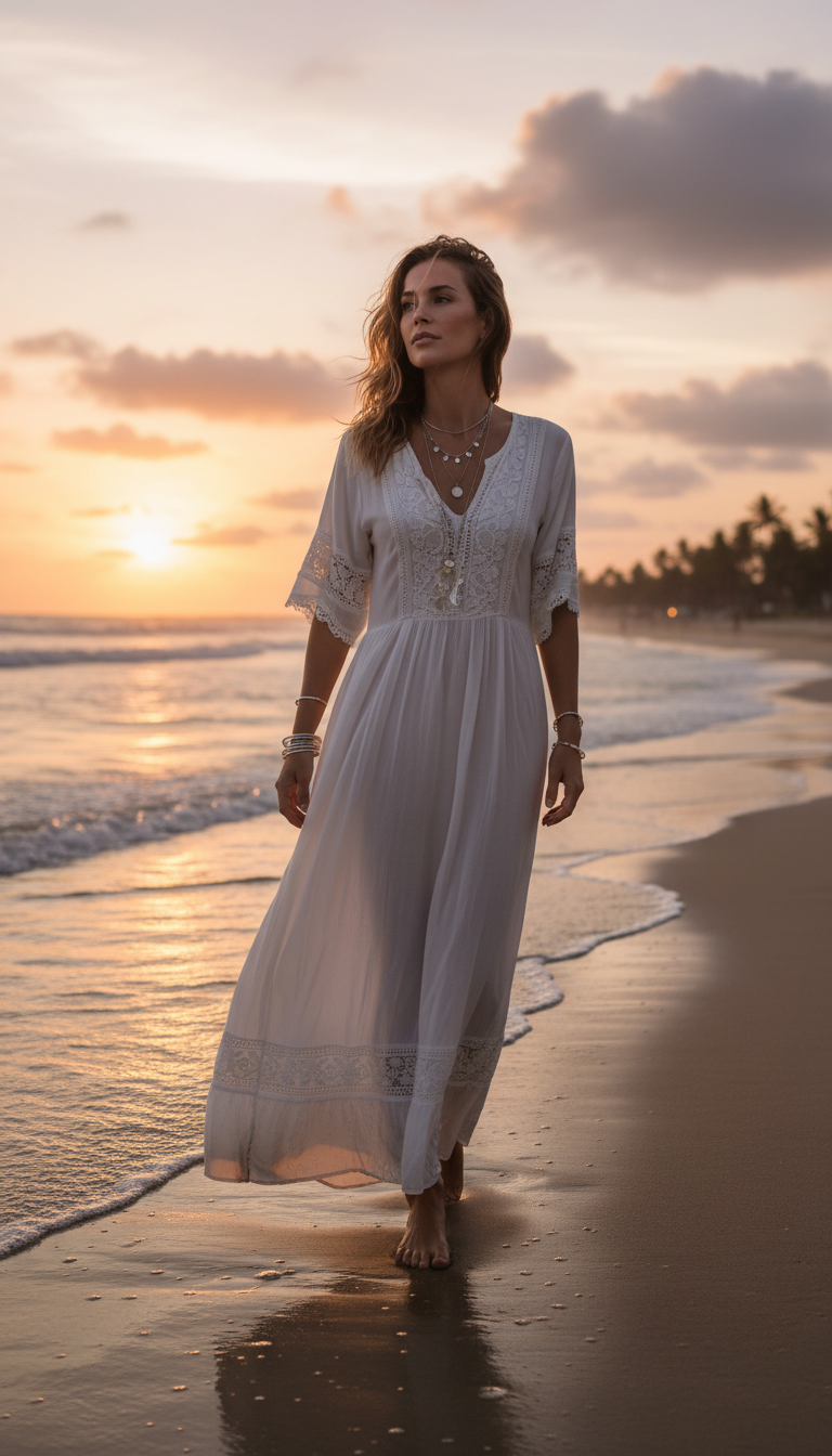 Effortless Grace: Boho Maxi Dress