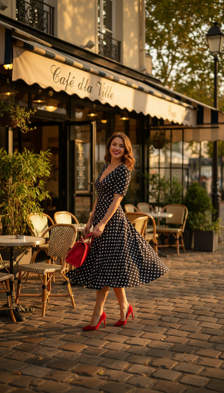 Retro Chic: Playful Polka Dots