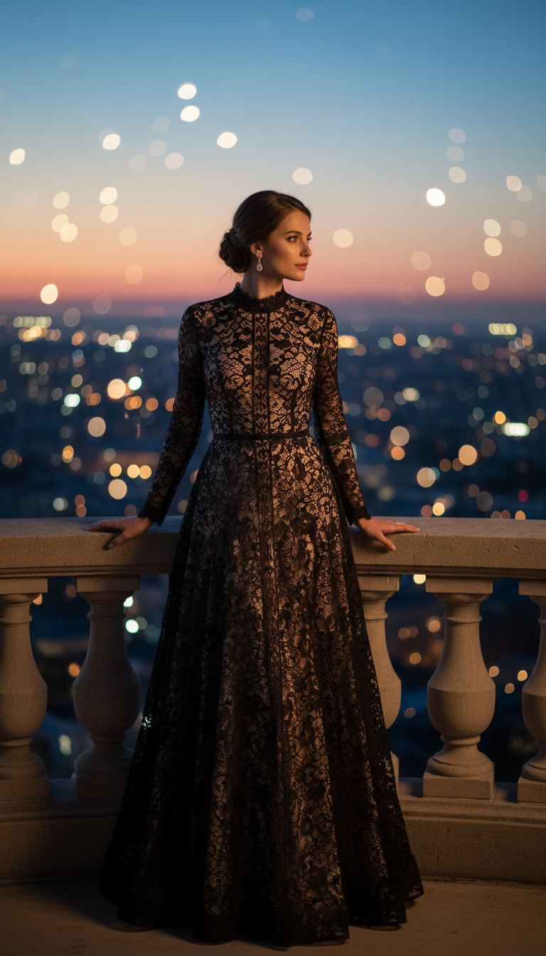 Timeless Romance: Elegant Lace Cocktail Dress
