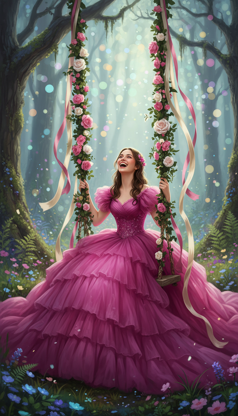 Fairy Tale Dream Come True: Vibrant Tulle Princess Dress