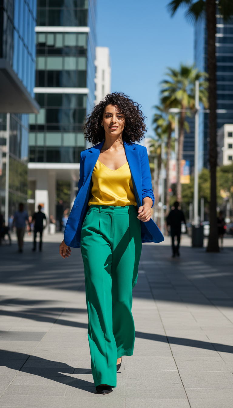 Bold Color Block Ensemble