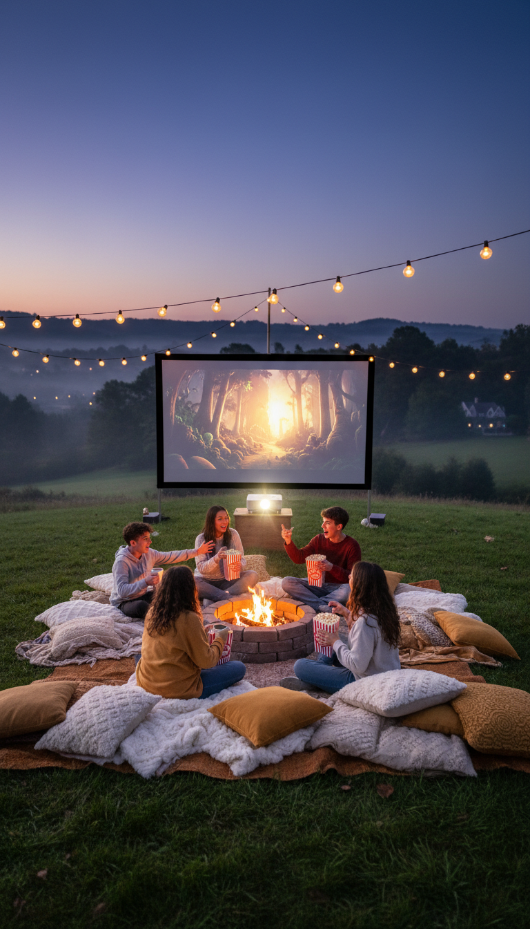 Starlit Cinema Under the Stars