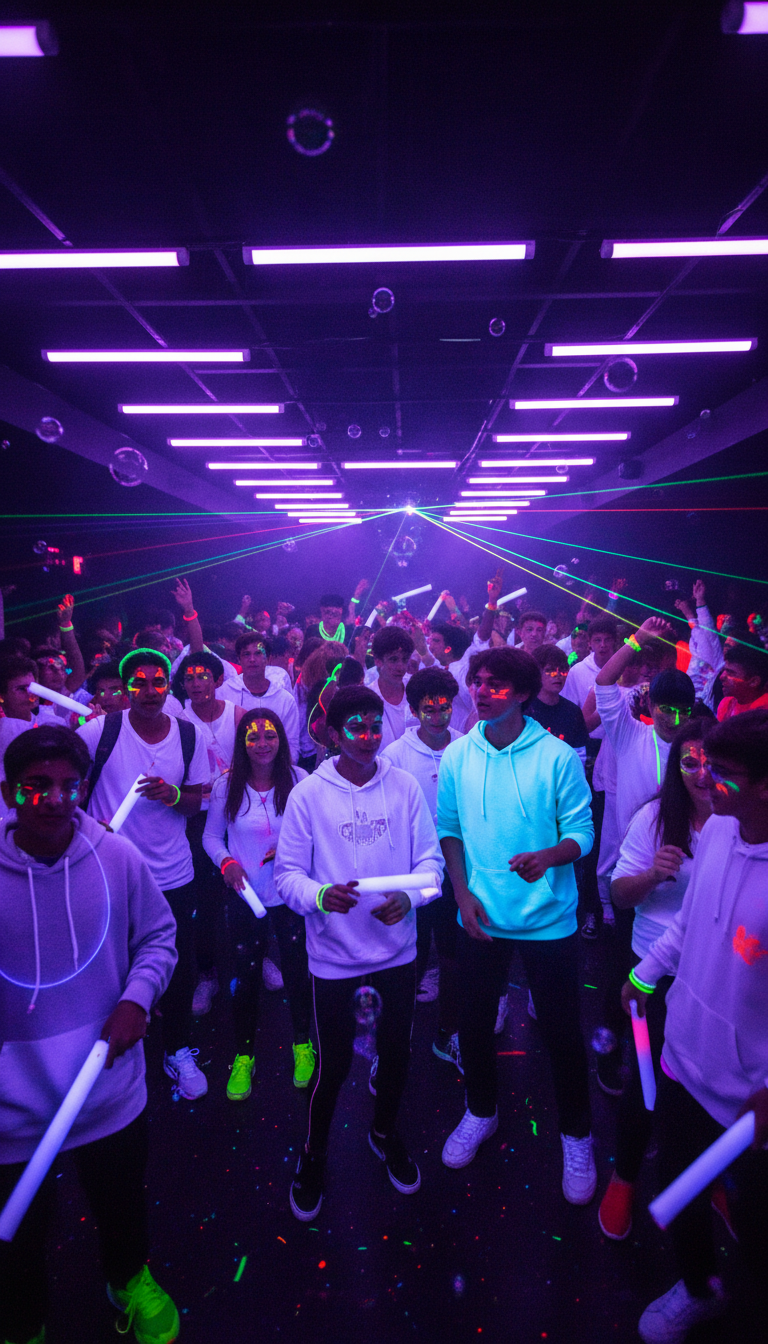 Electrifying Neon Glow Rave
