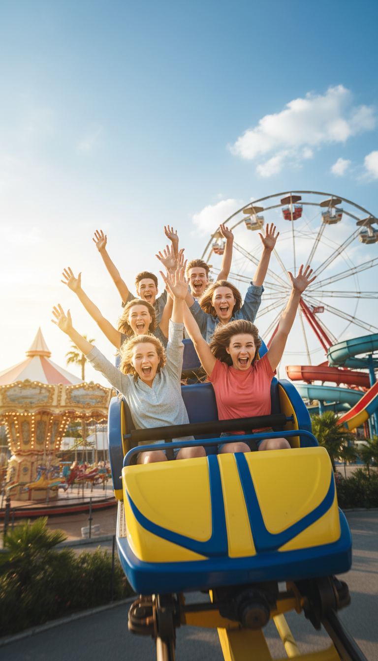 Thrill-Seeker's Theme Park Adventure