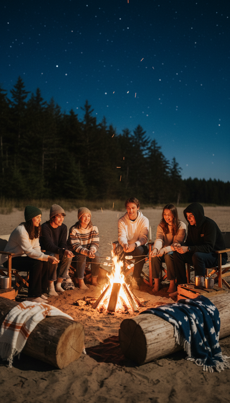 Campfire Coziness & S'mores Night