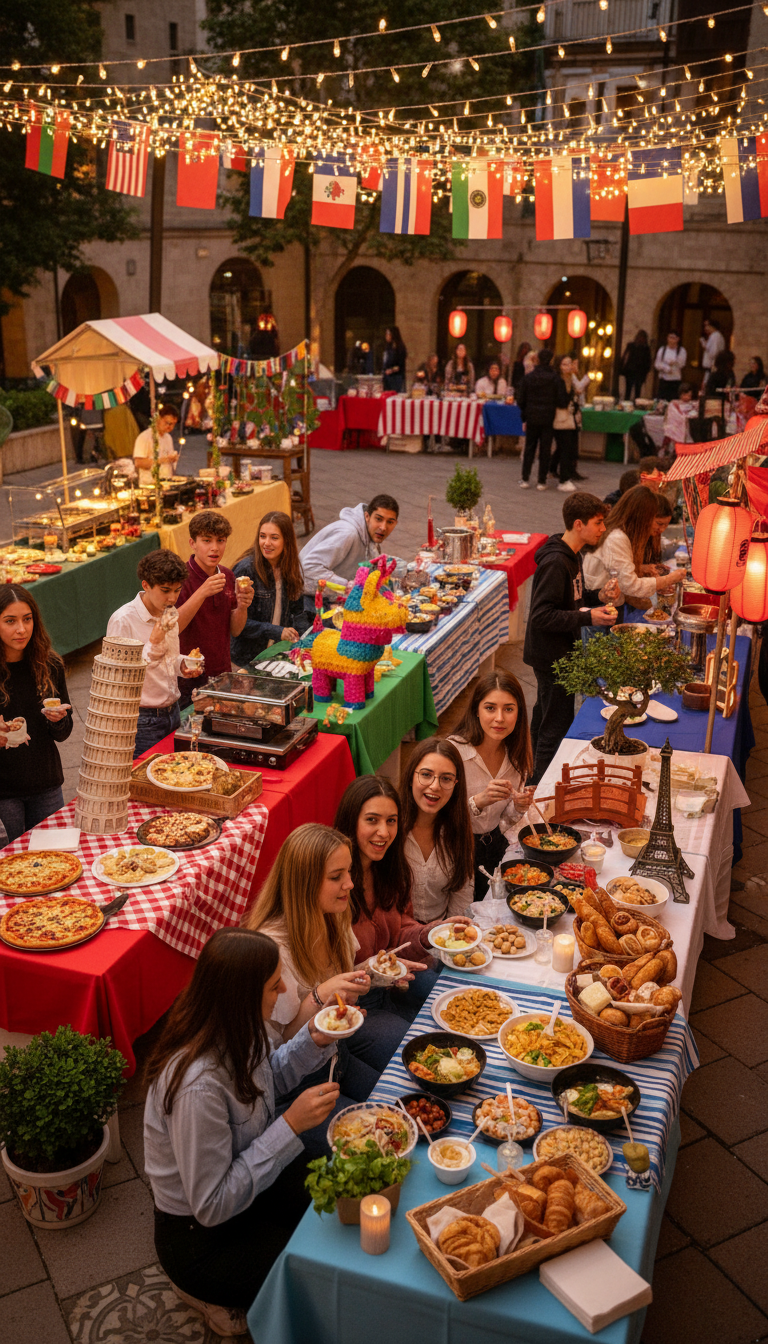 'Around the World' Culinary Tour Party