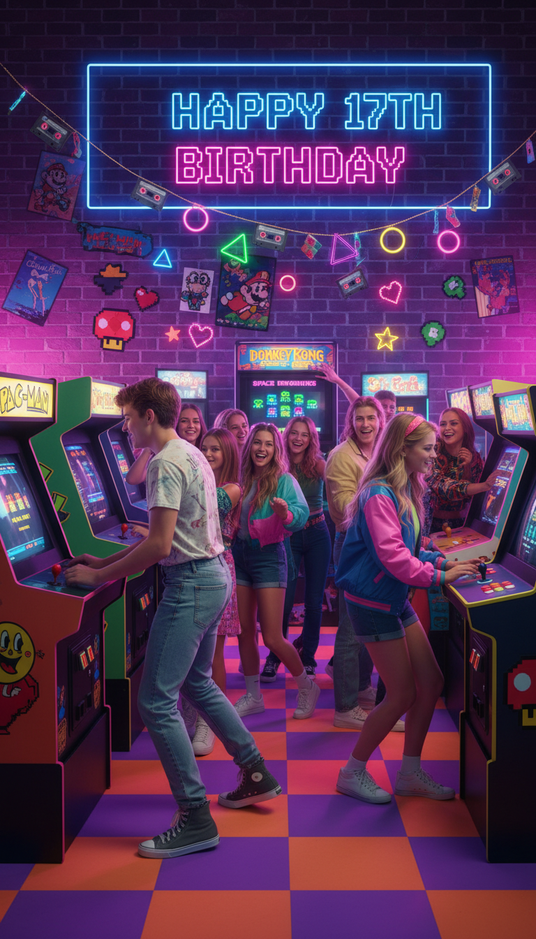 Retro Arcade Throwback