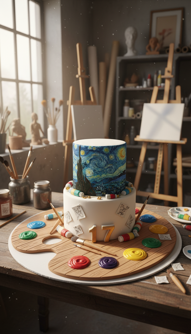 Artistic Masterpiece Cake