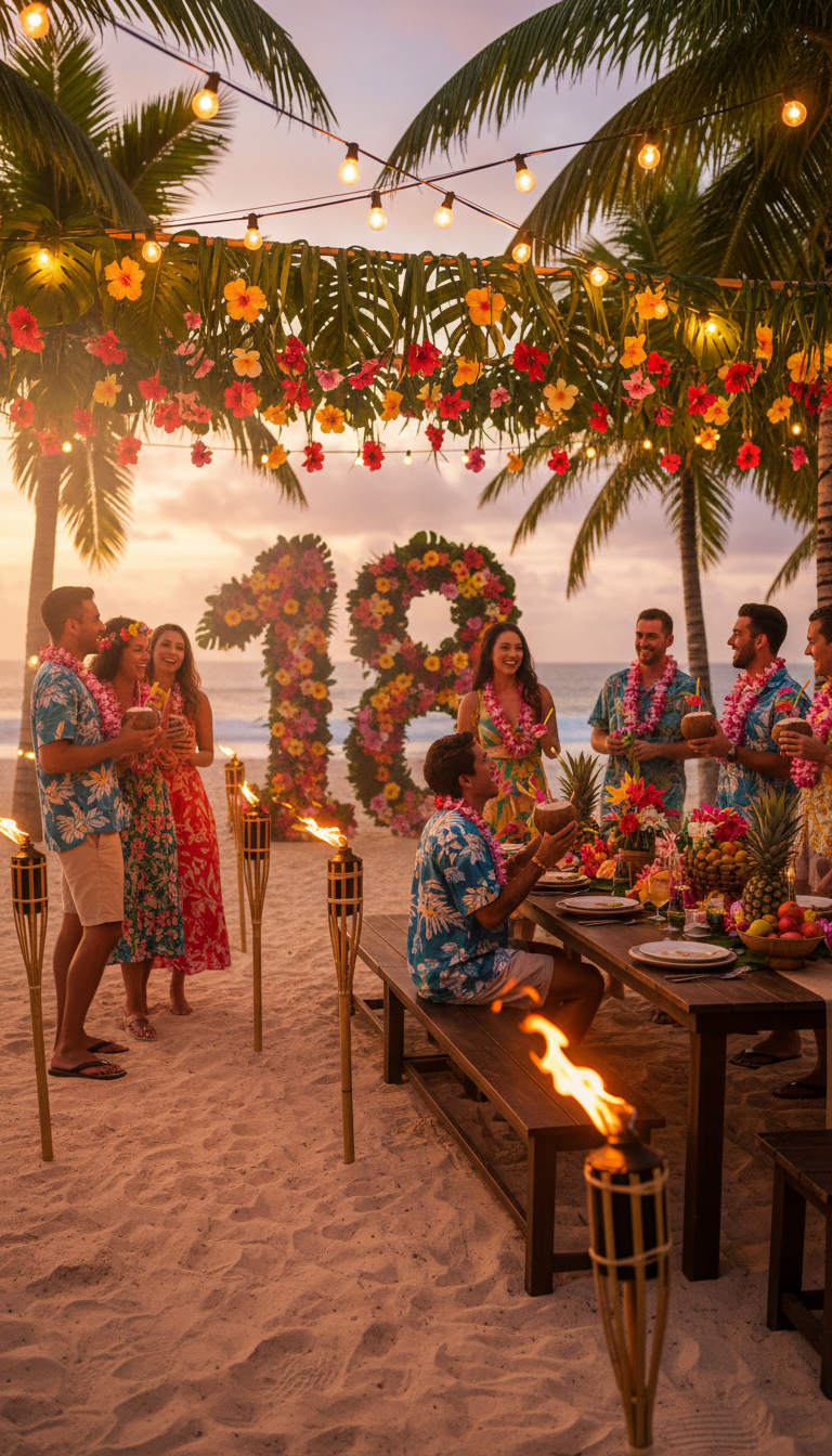 Tropical Luau Beach Bash