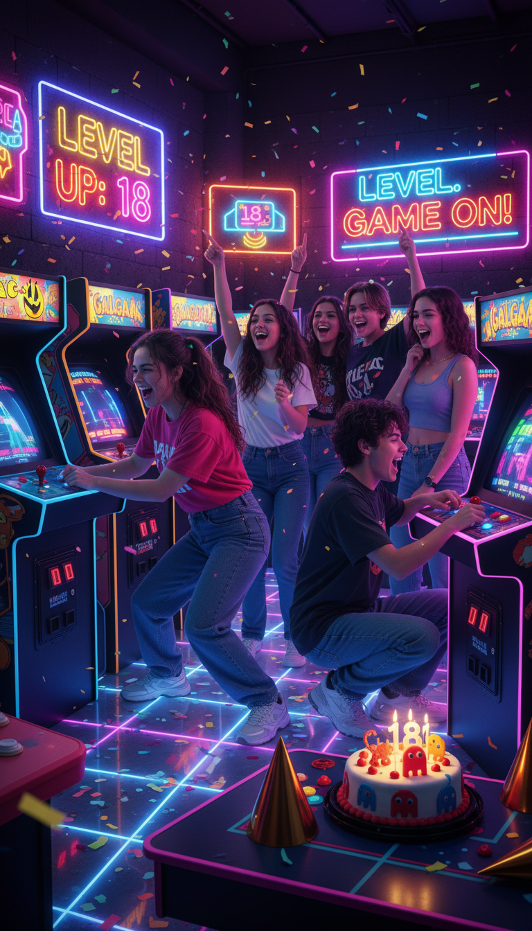 Retro Arcade Gaming Bash