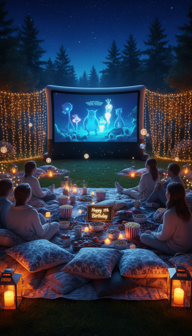 Outdoor Cinema Night Under the Stars