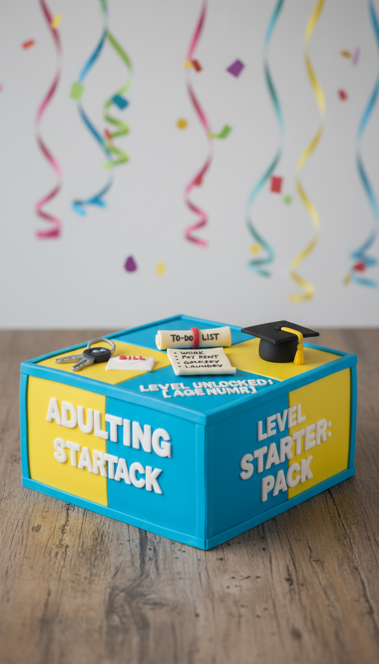 The 'Adulting Starter Pack' Cake