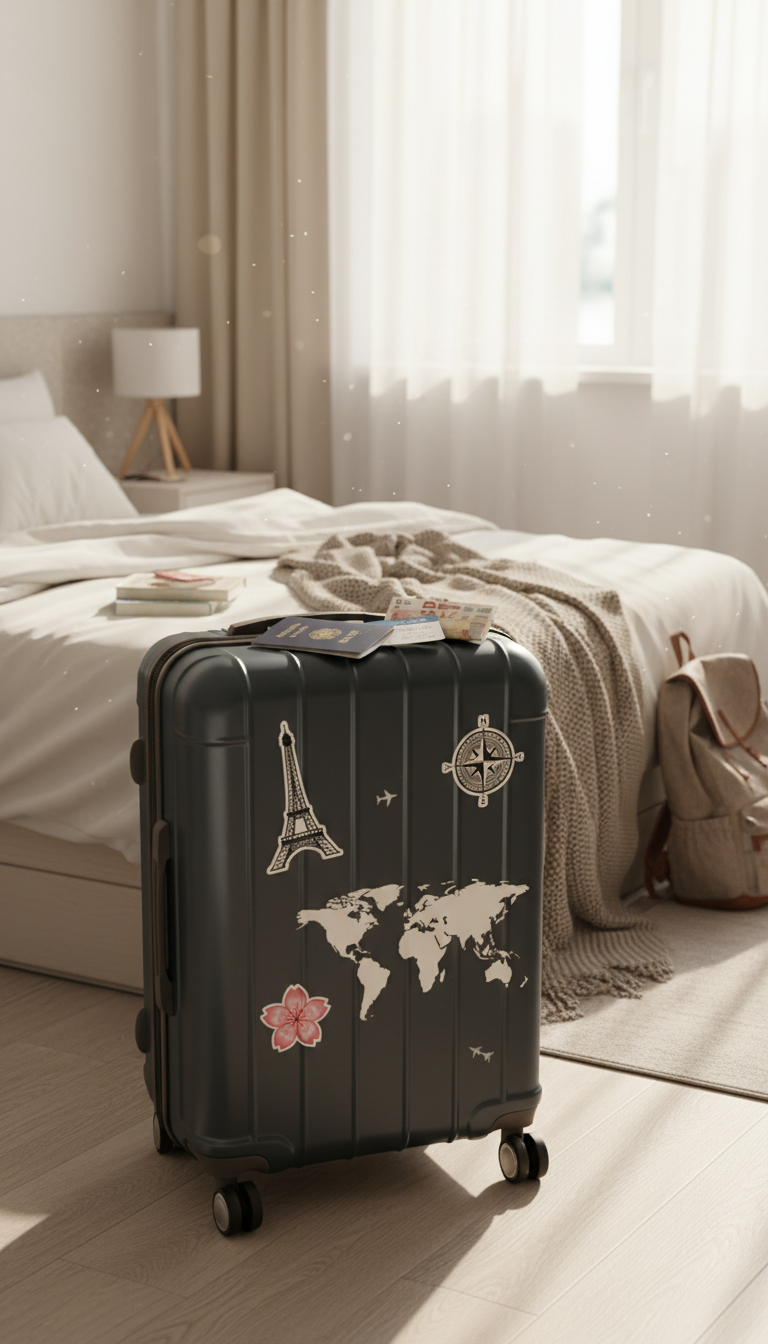 Passport to Freedom: Travel Voucher & Luggage Set