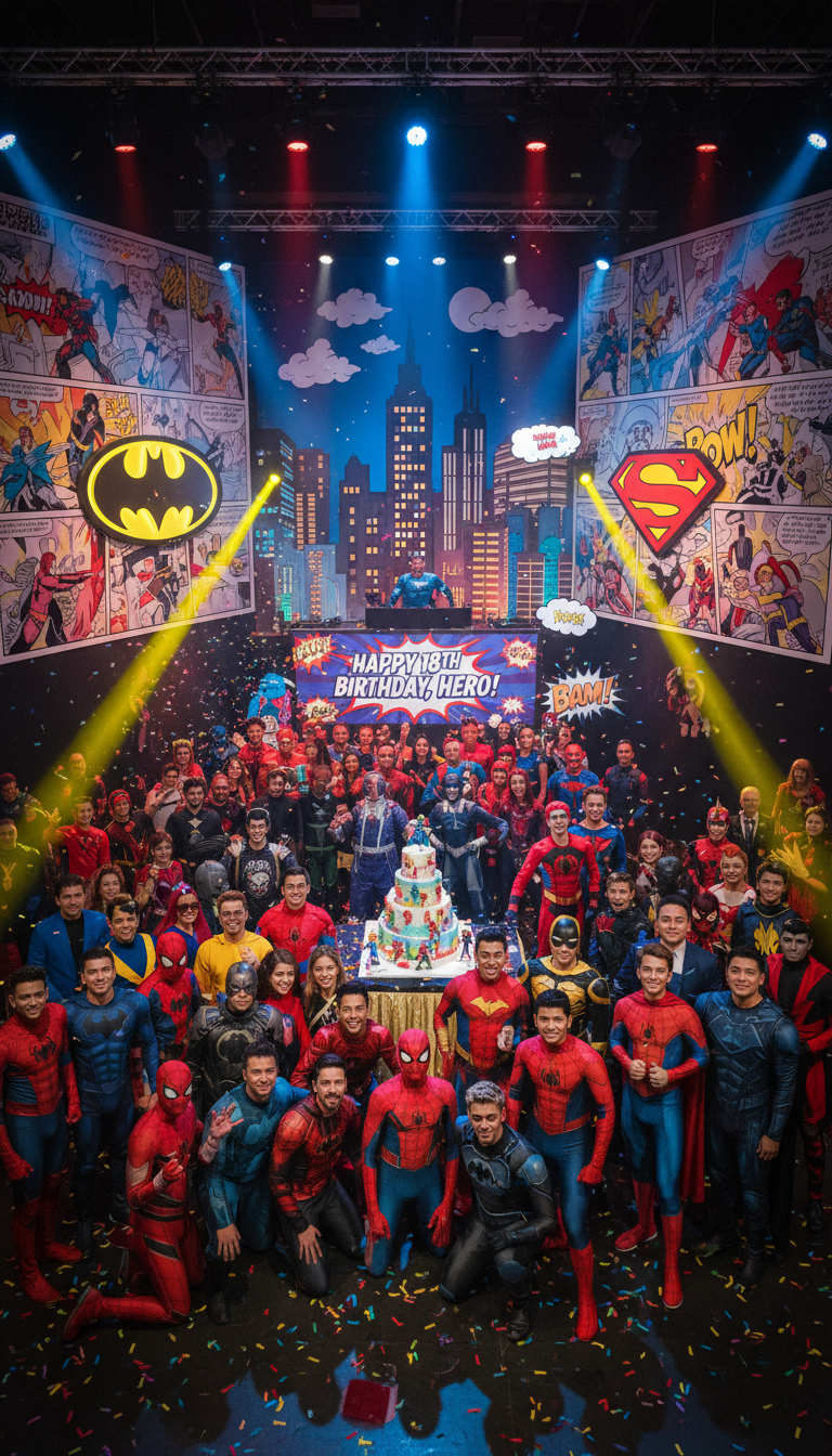 Superhero Comic Con Extravaganza