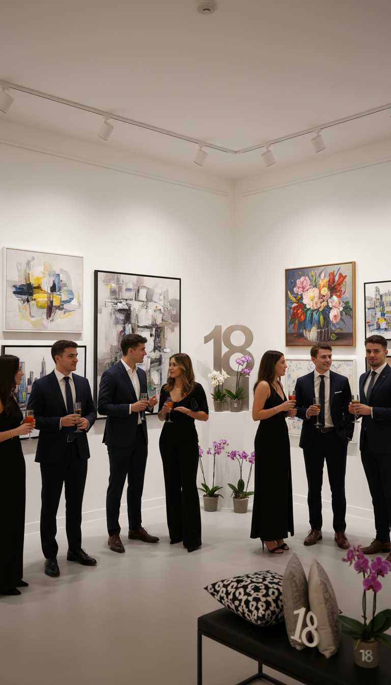 Art Gallery Opening Soiree
