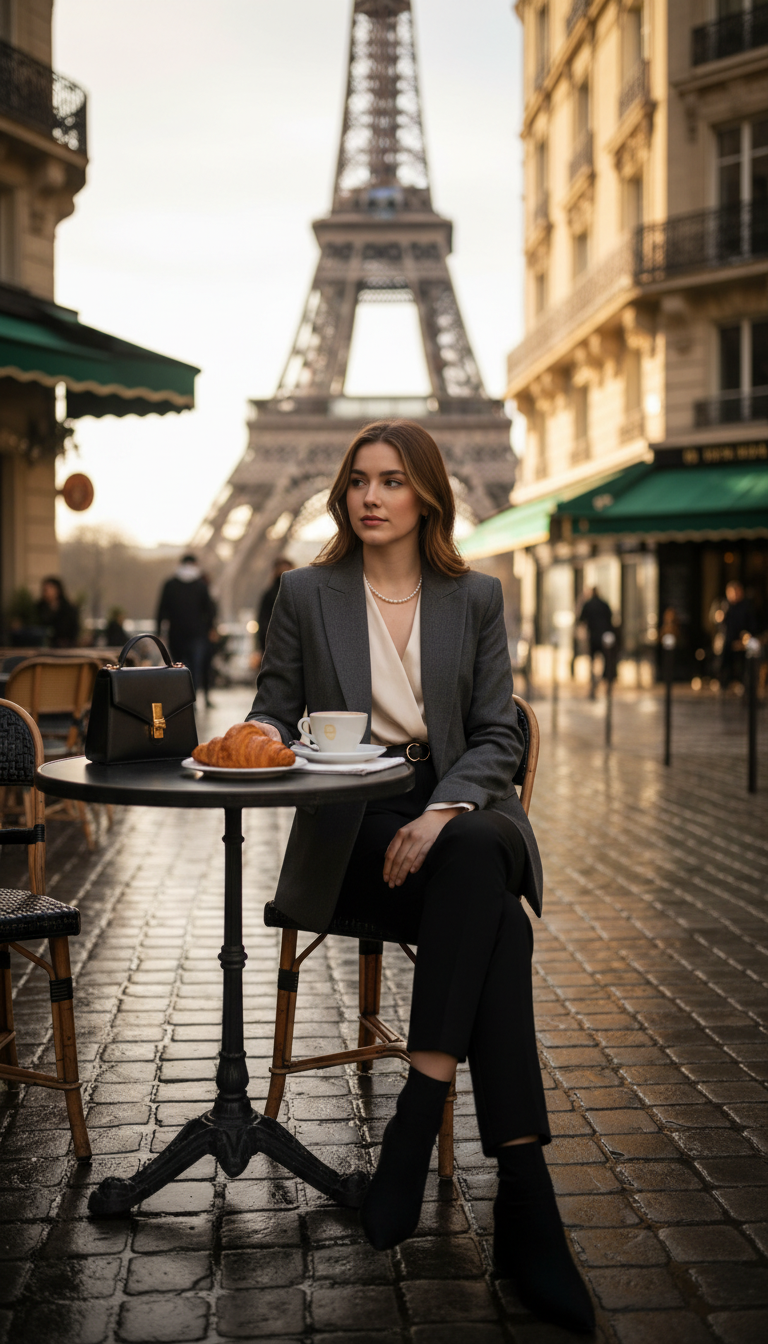 Parisian Cafe Elegance