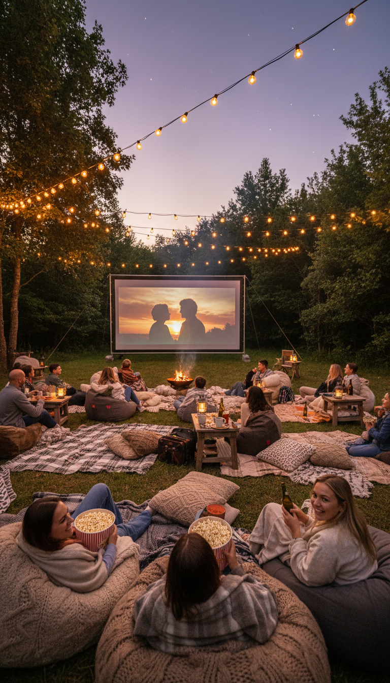 Enchanting Outdoor Cinema Night