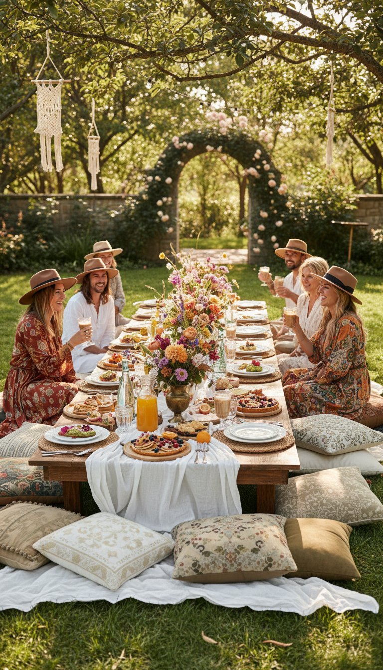 Bohemian Garden Brunch