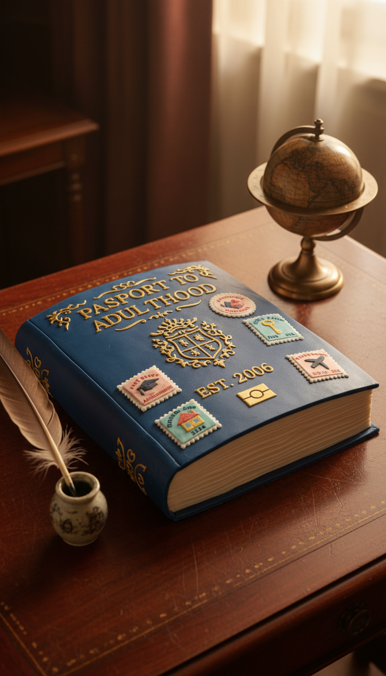 'Passport to Adulthood' Cake