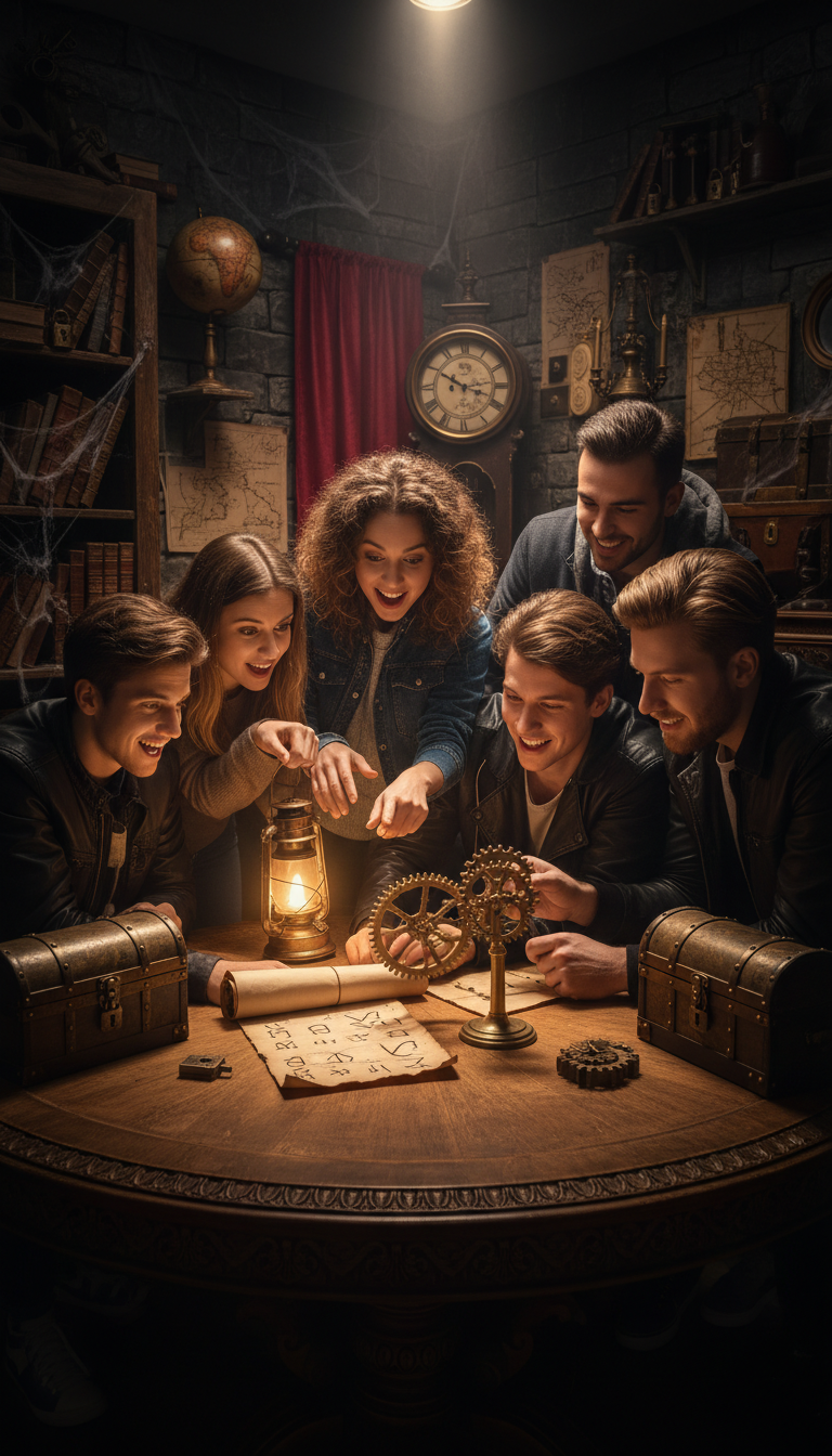 Thrill-Seeking Escape Room & Dinner
