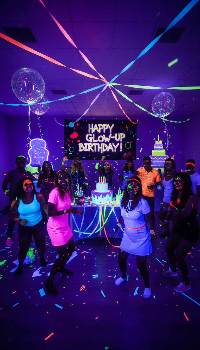 Neon Glow-Up Party