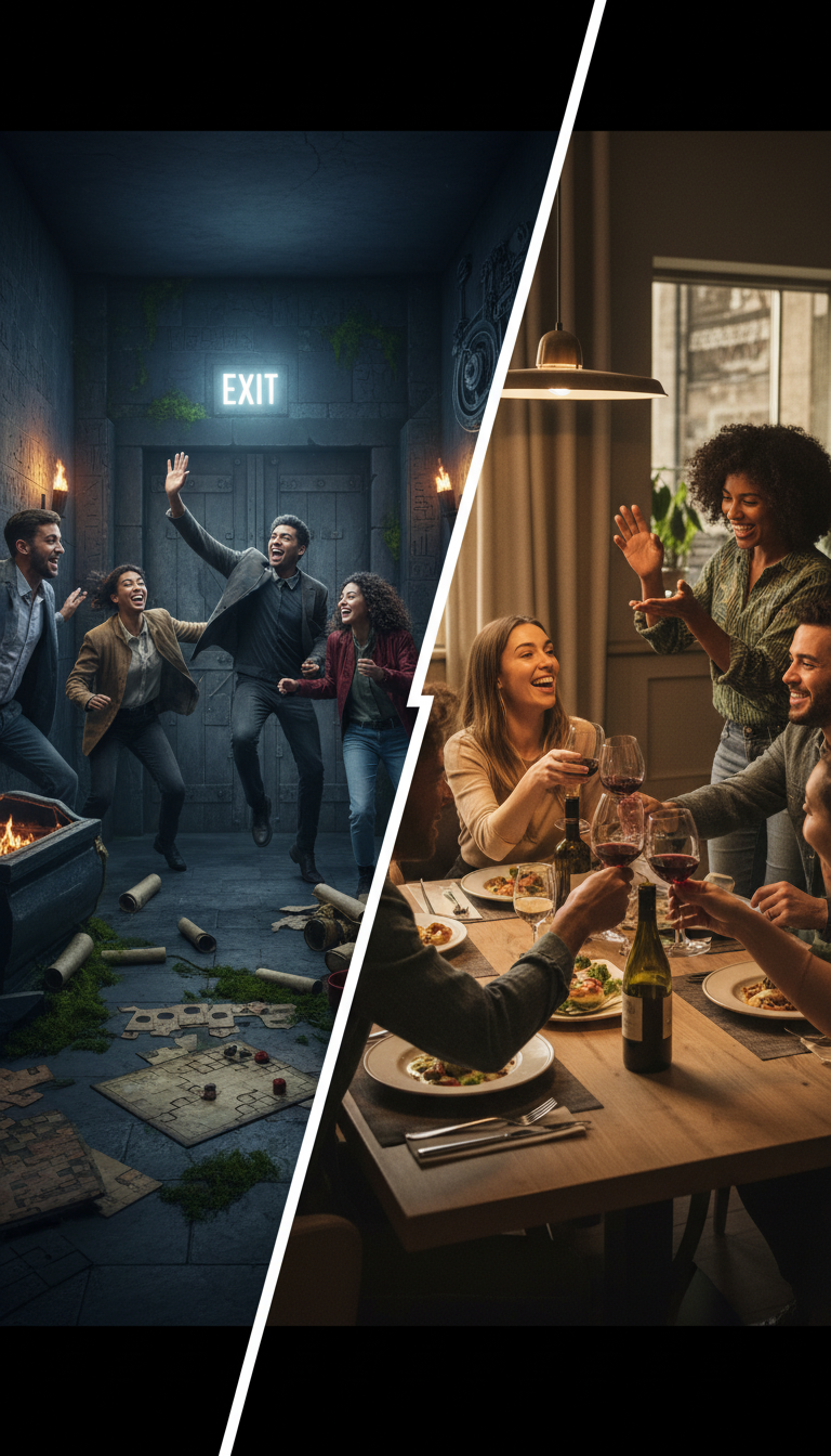 Escape Room Challenge & Dinner
