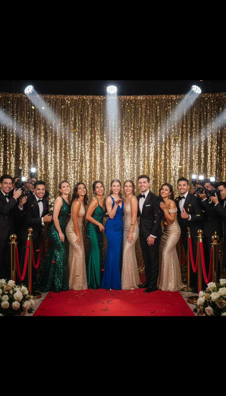 Glamorous Hollywood Red Carpet