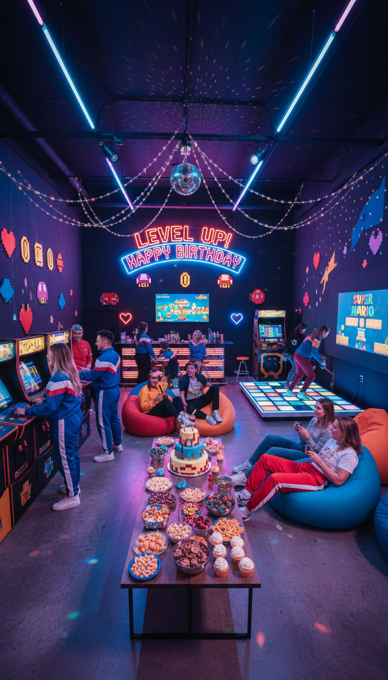 Retro Arcade/Game Night