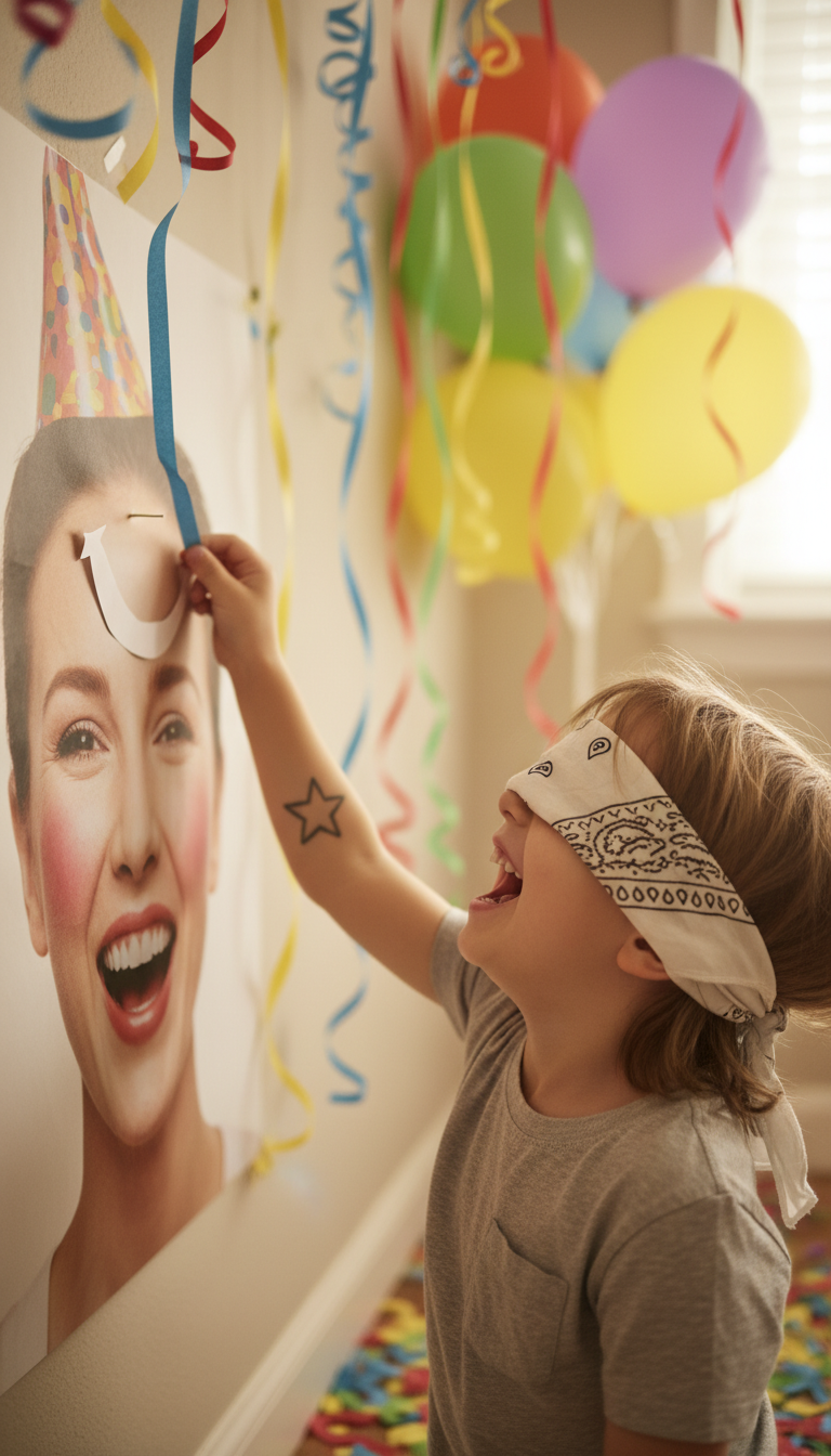 Pin the Smile on the Birthday Star
