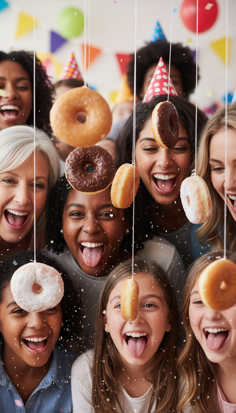 Donut Eating Contest (No Hands!)