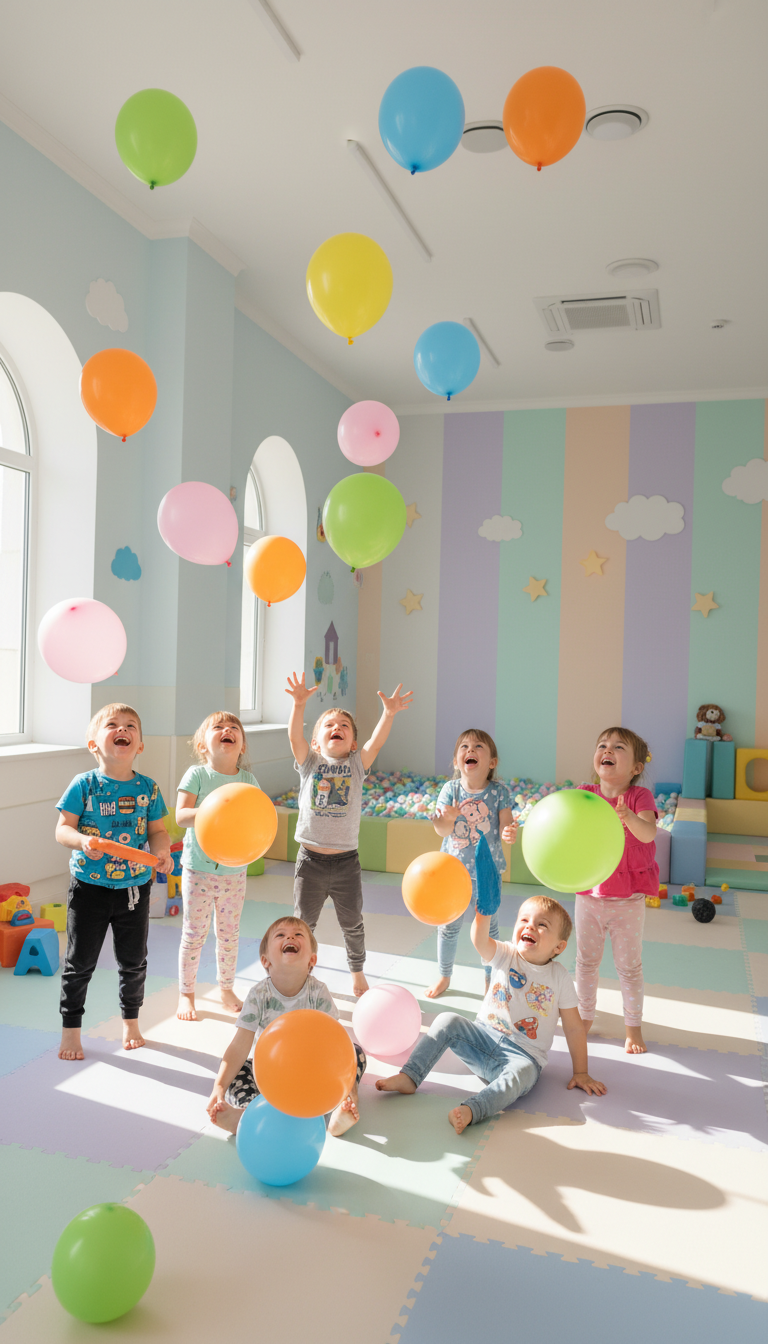 Balloon Toss and Keep-Up