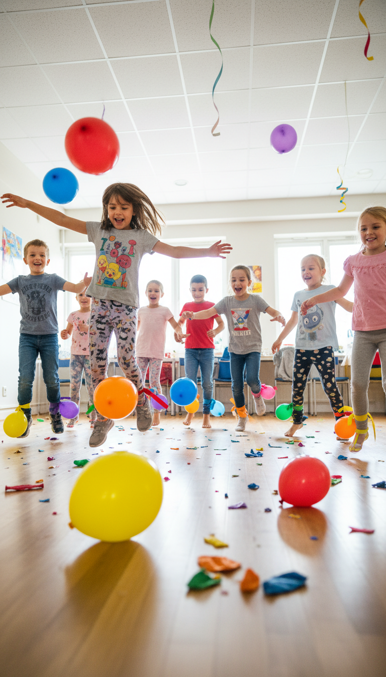 Energetic Balloon Stomp