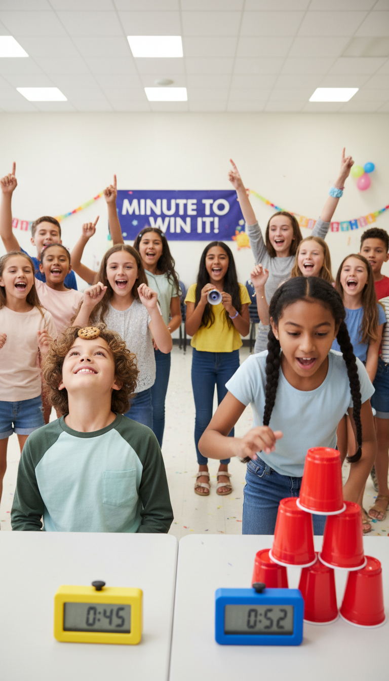 Minute to Win It Challenges