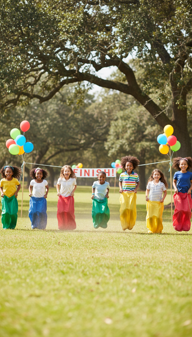 Sack Race Challenge