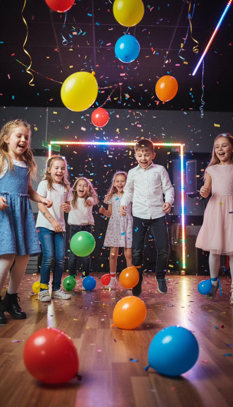 Balloon Pop Dance Extravaganza