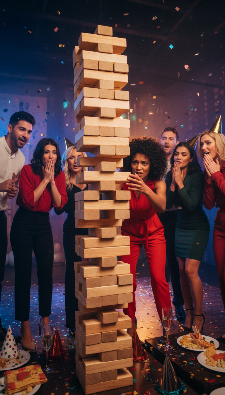 Giant Jenga / Board Game Battle